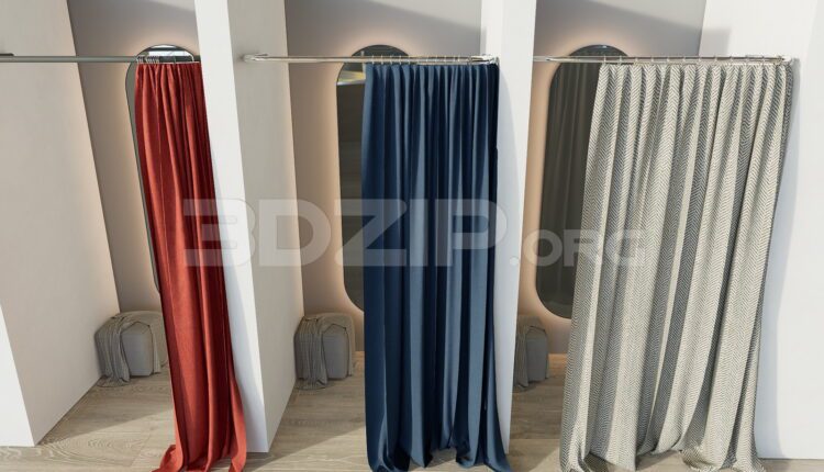 11507. Free 3D Curtains Model Download (2)