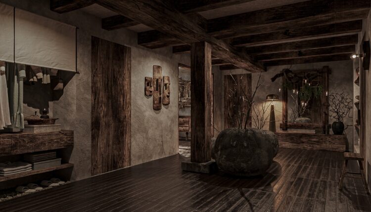 13586. 3Ds Max Wabi- Sabi Interior Model Download By Tran Minh