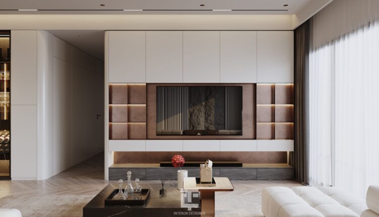 13588. 3Ds Max Living Room – Kitchen Interior Model Download by Nguyen Canh Tuan