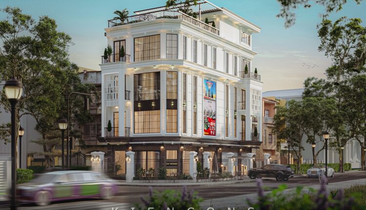 13590. Free 3Ds Max Villa Exterior Model Download By Kts Nhat Minh
