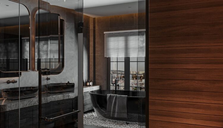 13591. Download Free 3Ds Max Bathroom Interior Model by Ng Minh Hieu