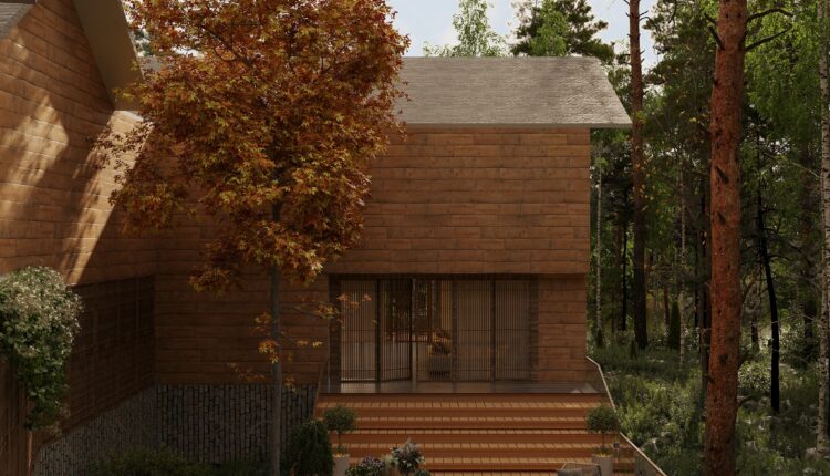 13594. 3Ds Max House Exterior Model Download By Bong Sun