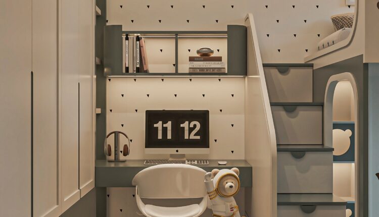 13595. Download Free 3Ds Max Kidroom Interior Model by Le Truong Quan