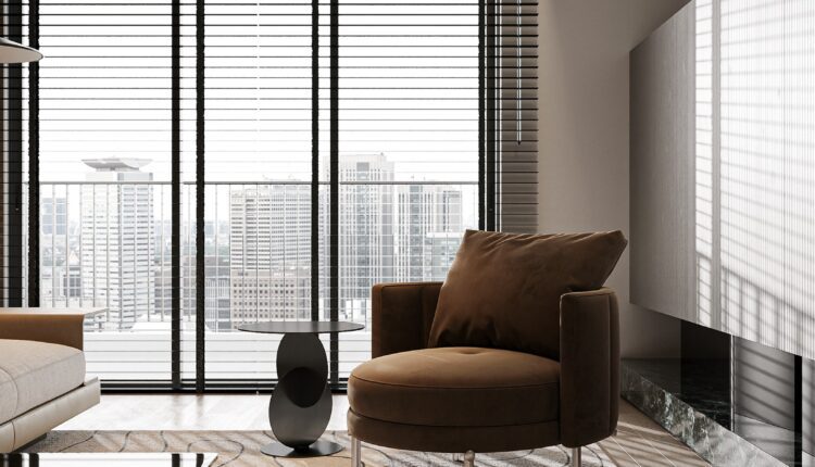 13599. 3Ds Max Living Room Interior Model Download by Pham Thanh