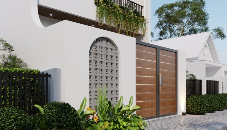 13604. 3Ds Max House Exterior Model Download By Hoa Bui