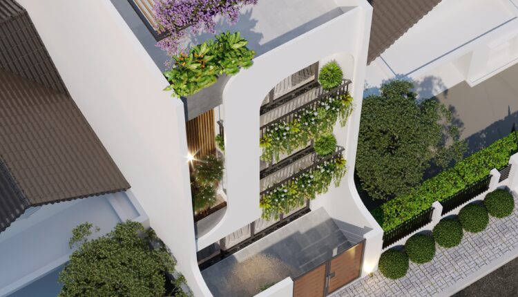 13604. 3Ds Max House Exterior Model Download By Hoa Bui