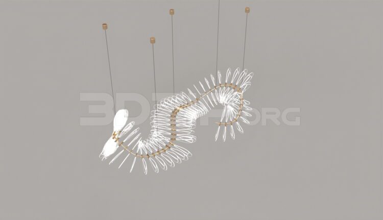 7852. Free 3Ds Max Ceiling Light Model Download