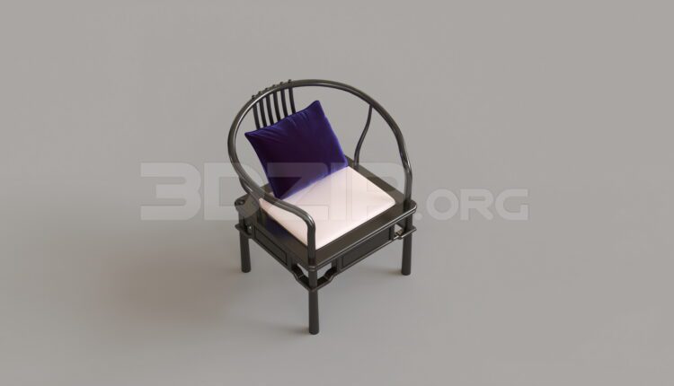 7898. Free 3Ds Max Armchair Model Download