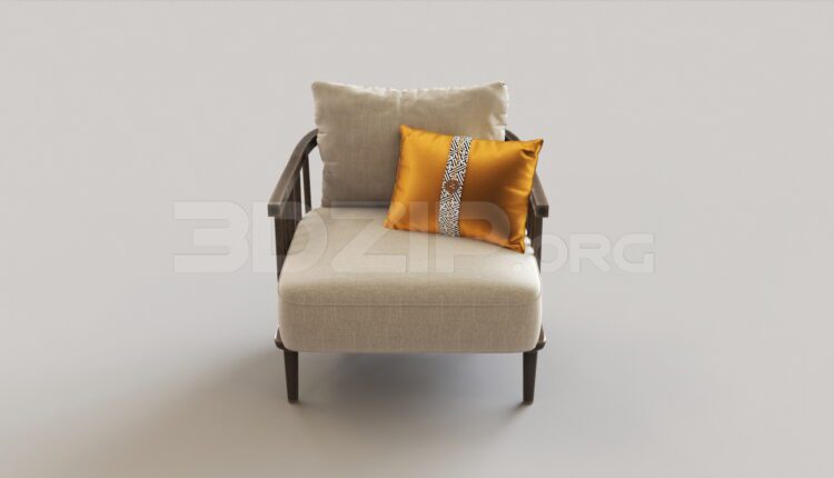7960. Free 3Ds Max Armchair Model Download