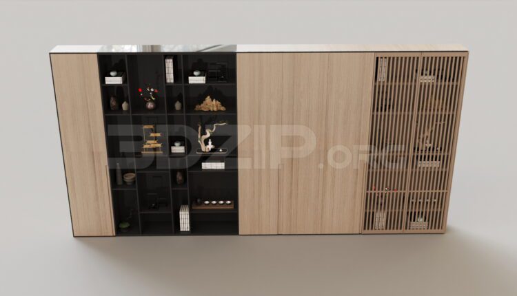 7962. Free 3Ds Max Wardrobe Model Download