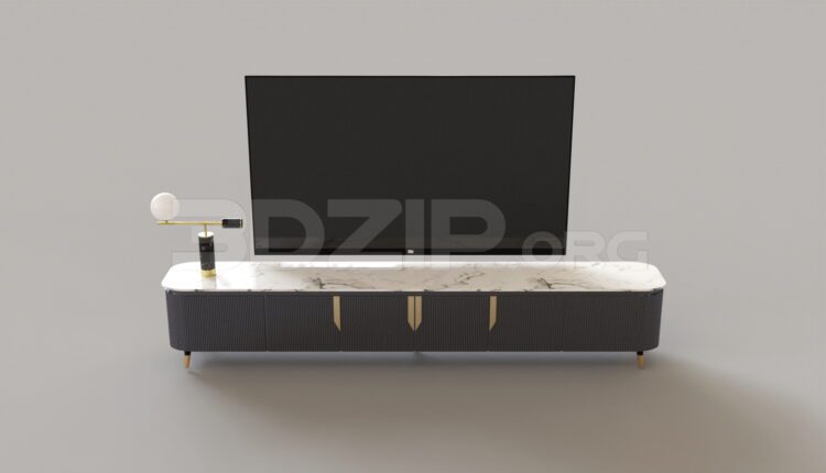 8059. Free 3Ds Max TV Cabinet Model Download