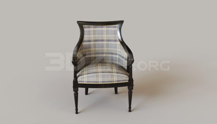 8096. Free 3Ds Max Armchair Model Download