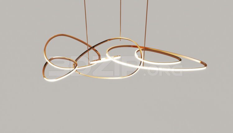 8097. Free 3Ds Max Ceiling Light Model Download