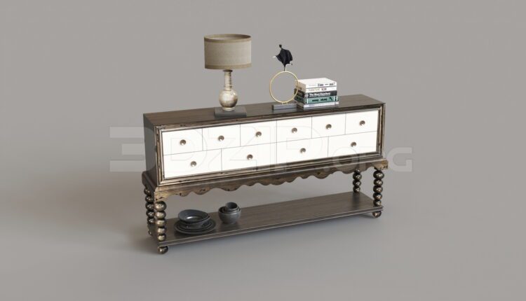 8109. Free 3Ds Max Display Cabinets Model Download