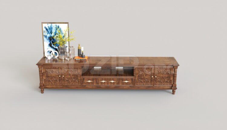 8110. Free 3Ds Max TV Cabinet Model Download