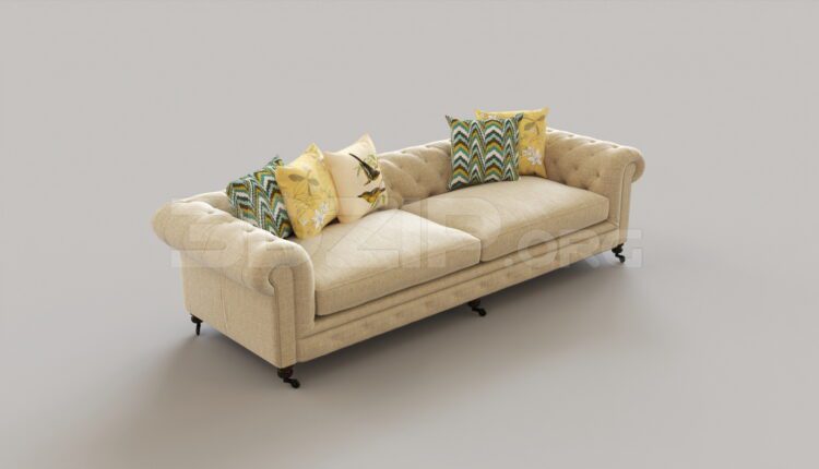 8119. Free 3Ds Max Sofa Model Download