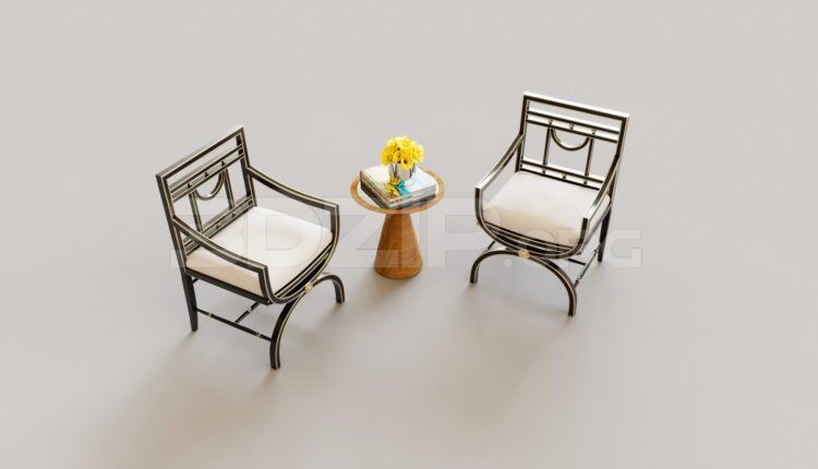 8141. Free 3Ds Max Armchair Model Download