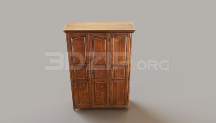 8149. Free 3Ds Max Wardrobe Model Download