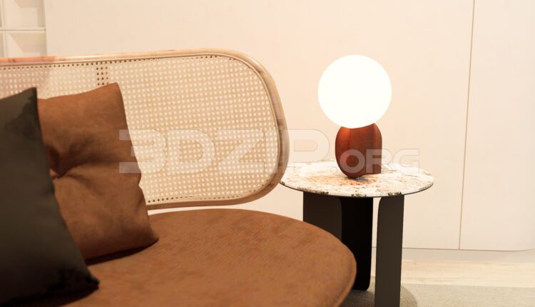 11561. Free download of 3ds Max model for Indochinese-style sofa chair