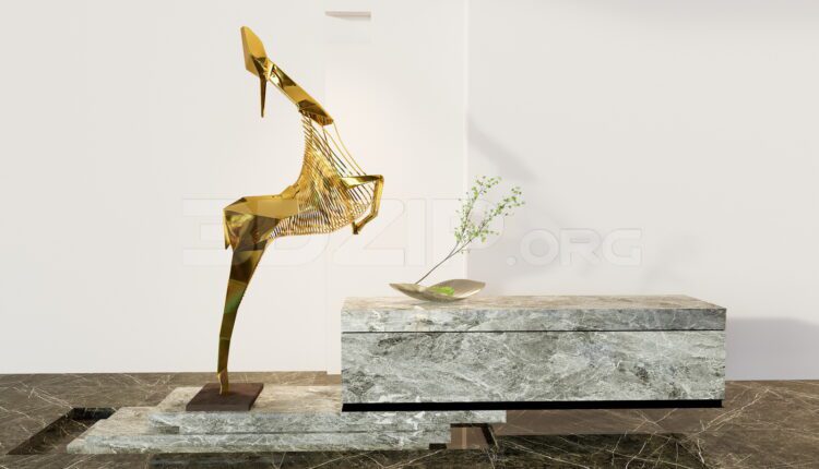 11595. Free 3Ds Max Sculpture Model Download