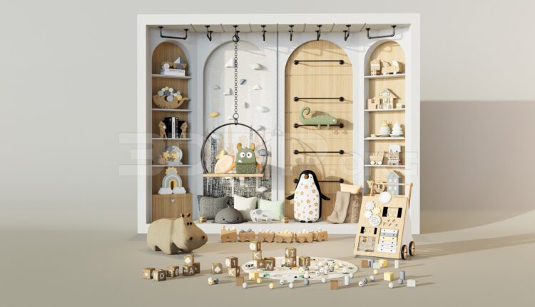 11633. Free 3Ds Max Kids Toy Models Download