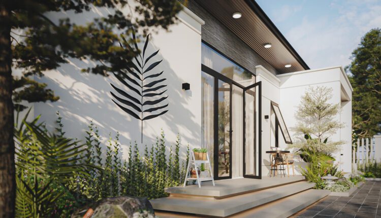 13607. 3Ds Max House Exterior Model Download By Kts Nhat Minh