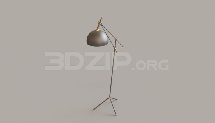 8191. Free 3Ds Max Floor Lamp Model Download