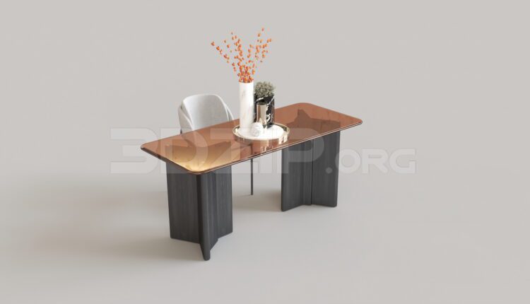 8199. Free 3Ds Max Table Work Model Download