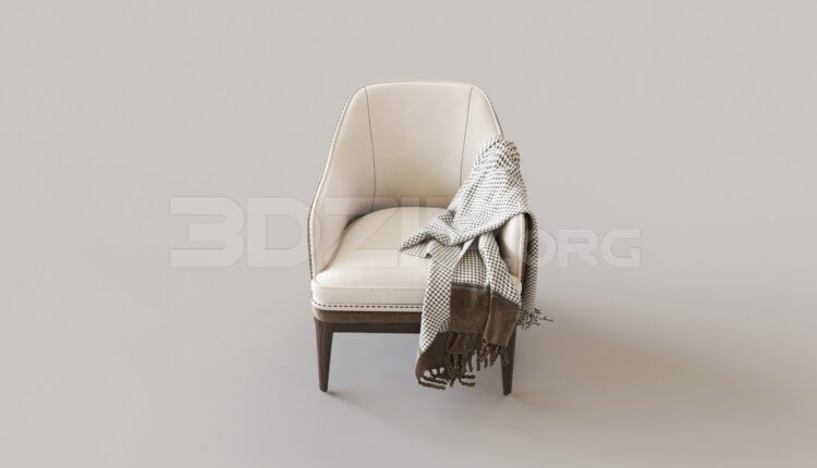 8221. Free 3Ds Max Armchair Model Download