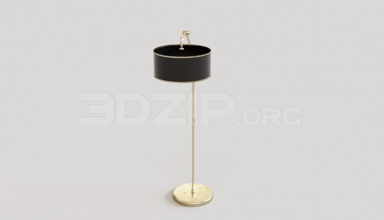 8235. Free 3Ds Max Floor Lamp Model Download