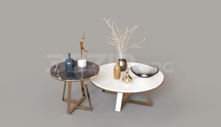 8239. Free 3Ds Max Tea Table Model Download