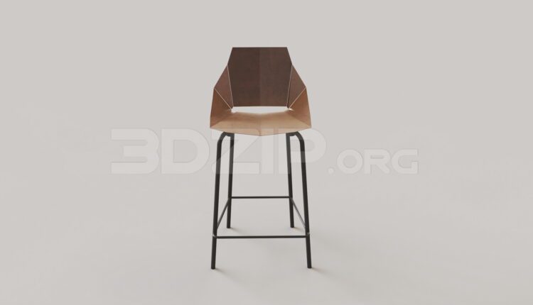 8246. Free 3Ds Max Bar Stool Model Download