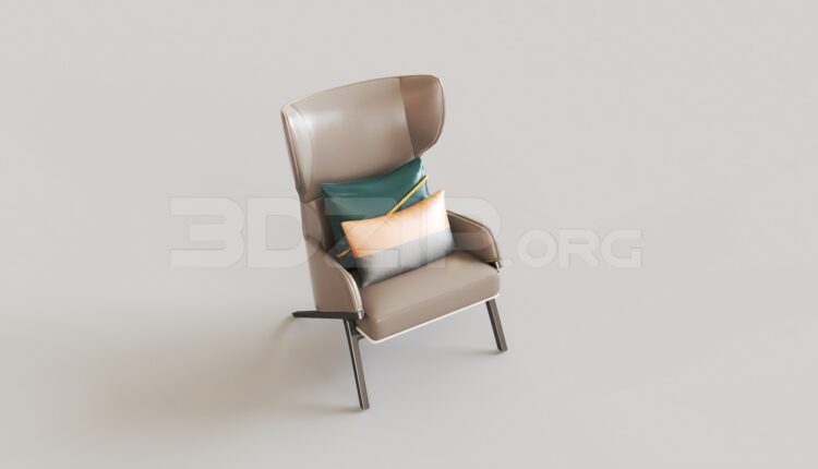 8256. Free 3Ds Max Armchair Model Download