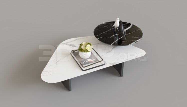 8258. Free 3Ds Max Tea Table Model Download