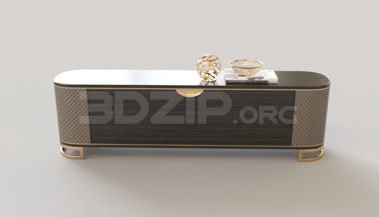 8299. Free 3Ds Max TV Cabinet Model Download