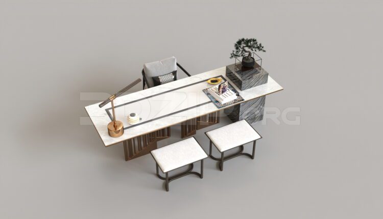 8304. Free 3Ds Max Table Work Model Download