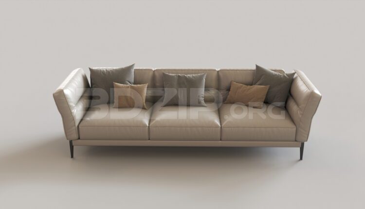 8329. Free 3Ds Max Sofa Model Download