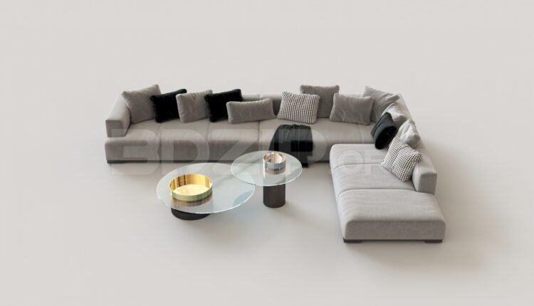 8371. Free 3Ds Max Sofa Model Download