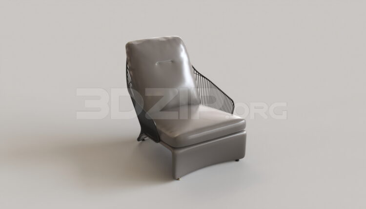 8392. Free 3Ds Max Armchair Model Download