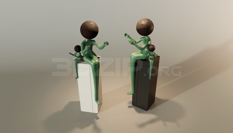 11695. Free 3Ds Max Sculpture Model Download