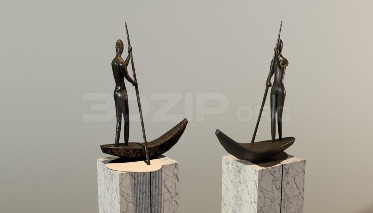 11696. Free 3Ds Max Sculpture Model Download
