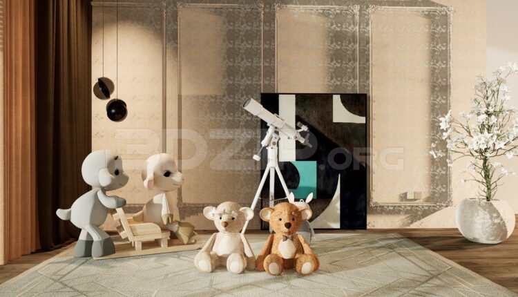11711. Free 3Ds Max Kids Toy Models Download