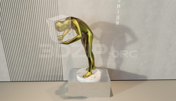 11727. Free 3Ds Max Sculpture Model Download