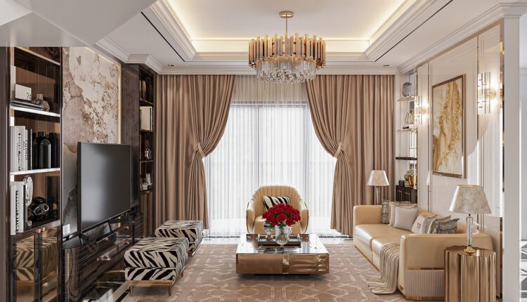 13625. 3Ds Max Living Room Interior Model Download by Vu Trong Tuan