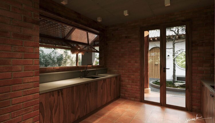13628. Free 3Ds Max Garden House Exterior Model Download by Kien Nguyen