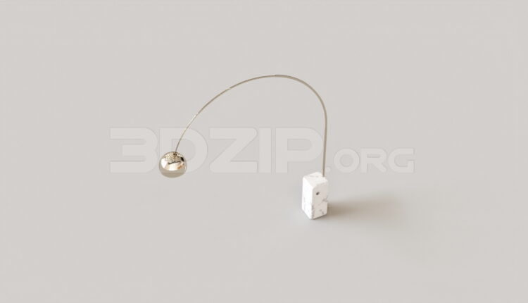 8410. Free 3Ds Max Floor Lamp Model Download