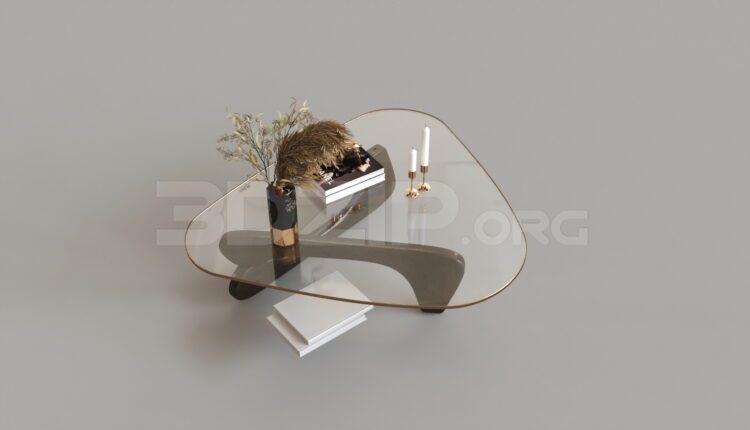8418. Free 3Ds Max Tea Table Model Download