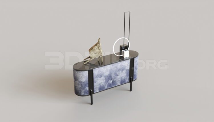 8423. Free 3Ds Max Display Cabinets Model Download