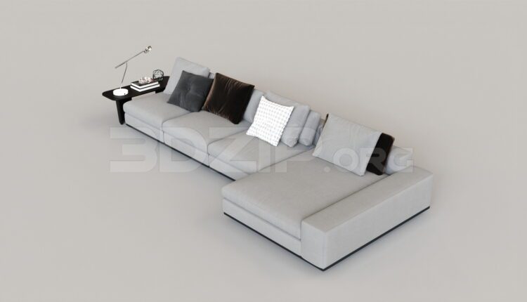 8459. Free 3Ds Max Sofa Model Download