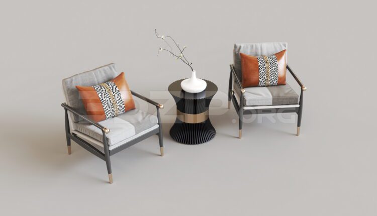 8471. Free 3Ds Max Armchair Model Download